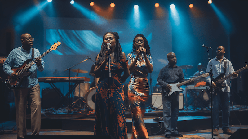 Caribbean praise and worship praise team