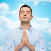Perfect man praying